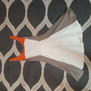 Express multicolored dress
